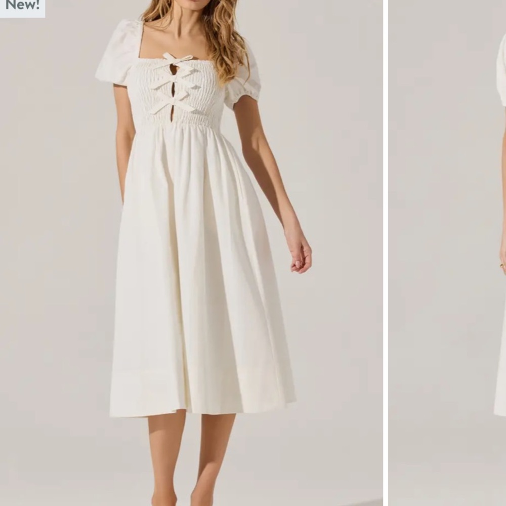 ASTR the Label Smocked Bow Dress